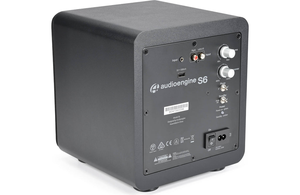 Audioengine S6 Powered subwoofer (Satin Black)